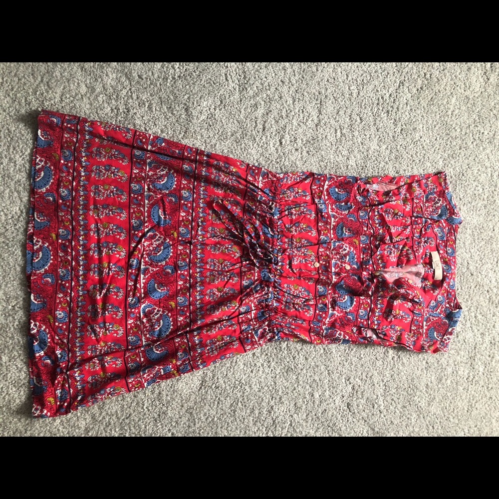 Loft red dress
